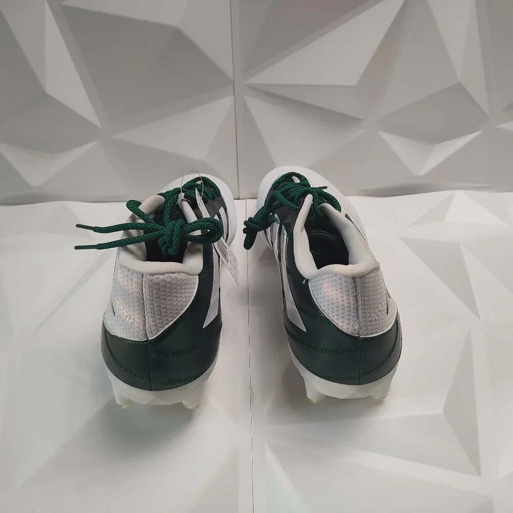 Adidas Mens Football Cleats 16 White Green Shoe Lacrosse Freak Carbon Low - Picture 10 of 13